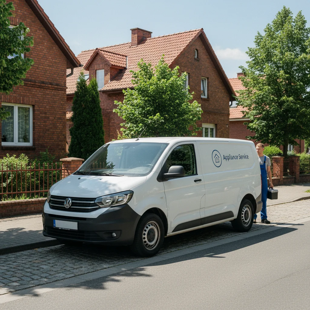 Serwisant AGD przy pracy w Czeladź