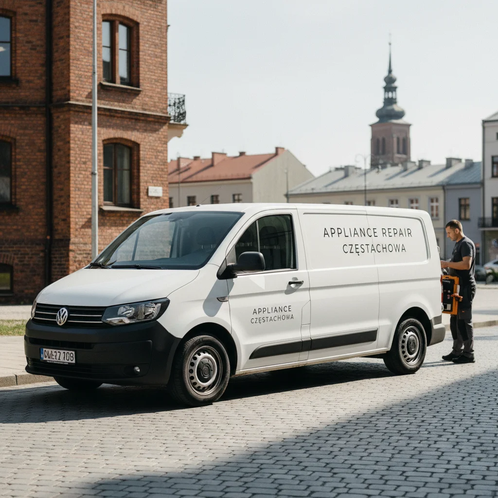 Serwisant AGD przy pracy w Częstochowa