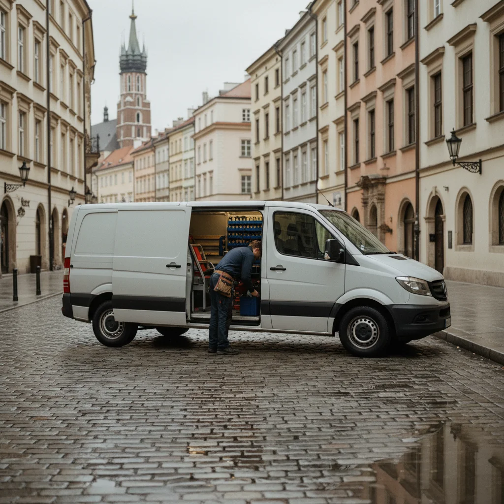 Serwisant AGD przy pracy w Kraków