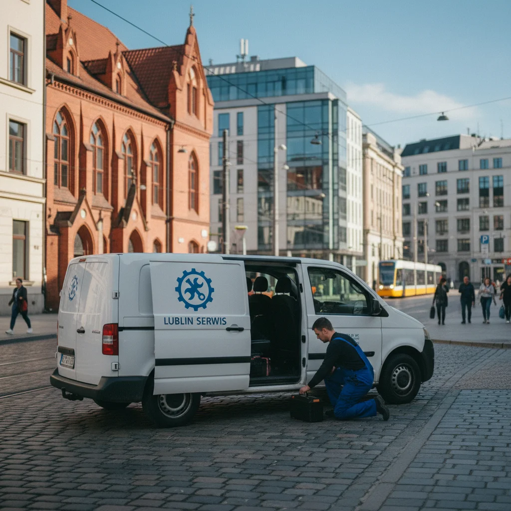 Serwisant AGD przy pracy w Lublin