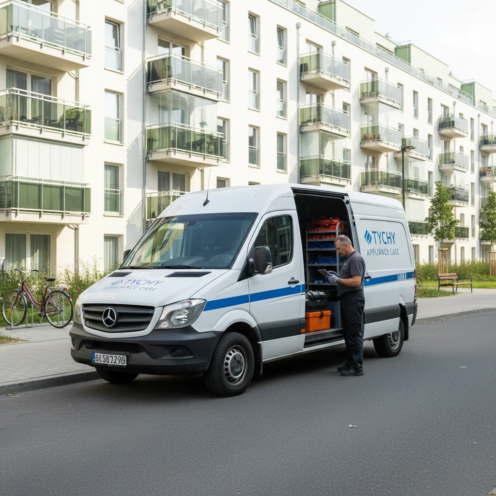 Serwisant AGD przy pracy w Tychy