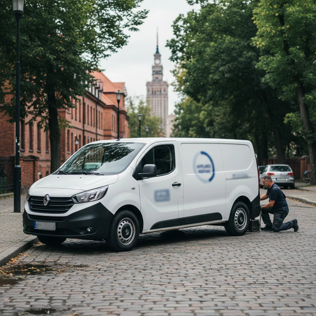 Serwisant AGD przy pracy w Warszawa